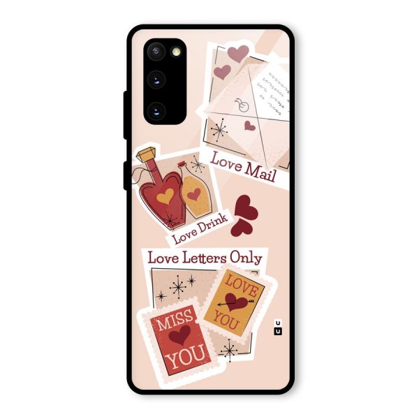 Love Language Glass Back Case for Galaxy S20 FE 5G