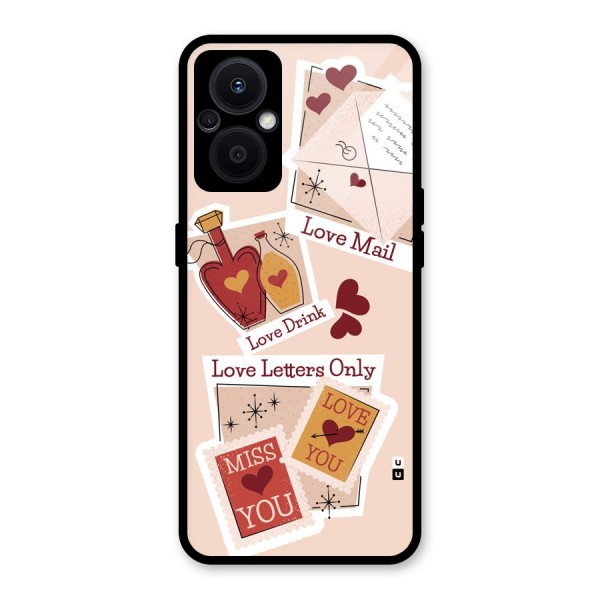 Love Language Glass Back Case for Oppo F21s Pro 5G