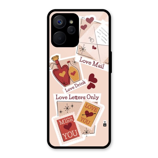 Love Language Glass Back Case for Realme 9i 5G