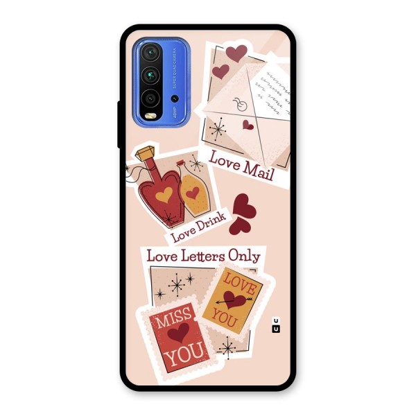 Love Language Glass Back Case for Redmi 9 Power