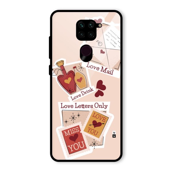 Love Language Glass Back Case for Redmi Note 9
