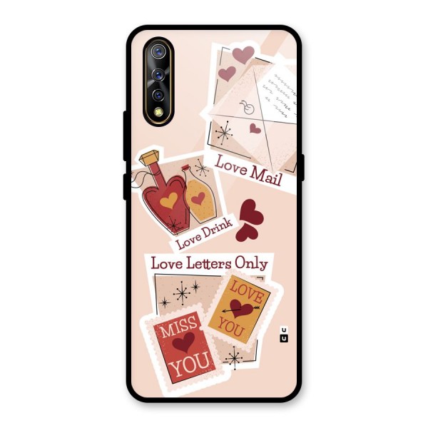 Love Language Glass Back Case for Vivo S1