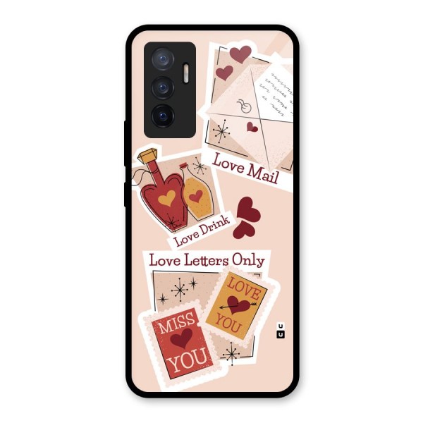Love Language Glass Back Case for Vivo V23e