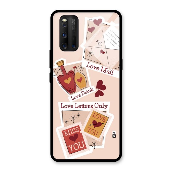 Love Language Glass Back Case for Vivo iQOO 3