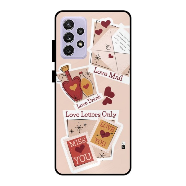 Love Language Metal Back Case for Galaxy A72
