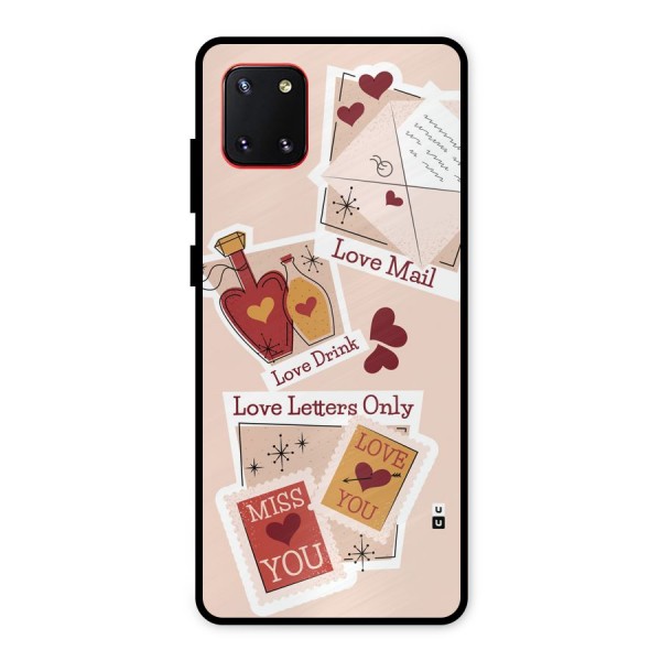 Love Language Metal Back Case for Galaxy Note 10 Lite