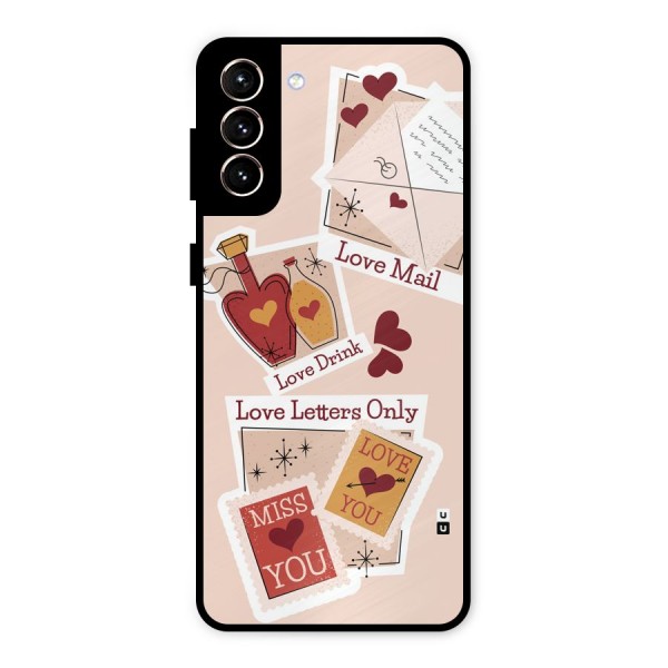 Love Language Metal Back Case for Galaxy S21 Plus