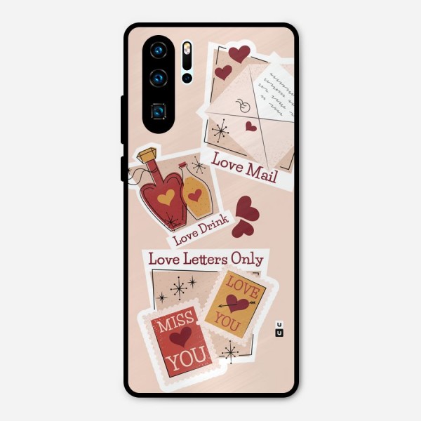 Love Language Metal Back Case for Huawei P30 Pro