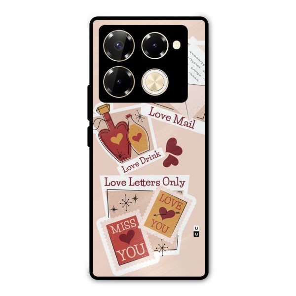 Love Language Metal Back Case for Infinix Note 40 Pro Plus