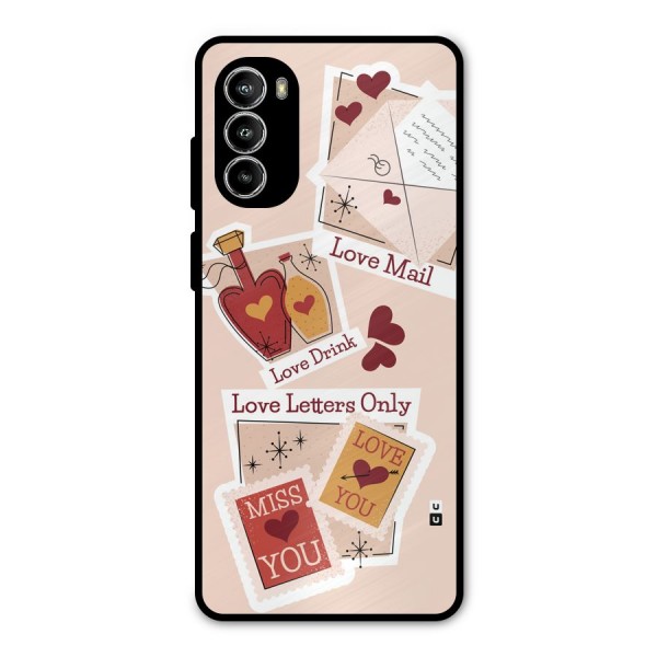 Love Language Metal Back Case for Moto G82