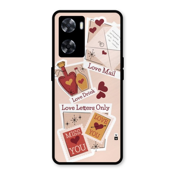 Love Language Metal Back Case for Oppo A57 2022