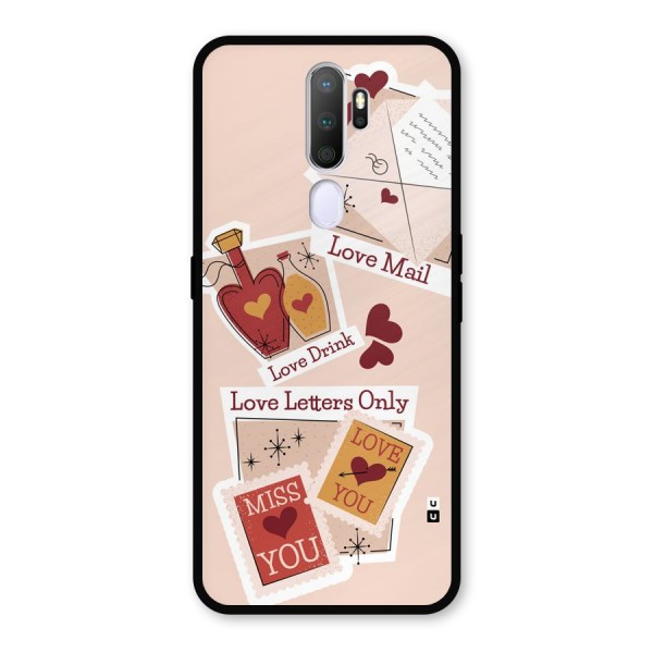 Love Language Metal Back Case for Oppo A5 (2020)