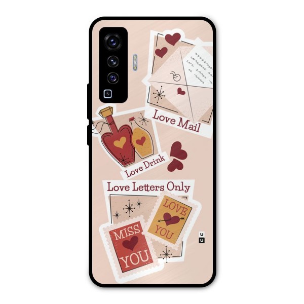Love Language Metal Back Case for Vivo X50