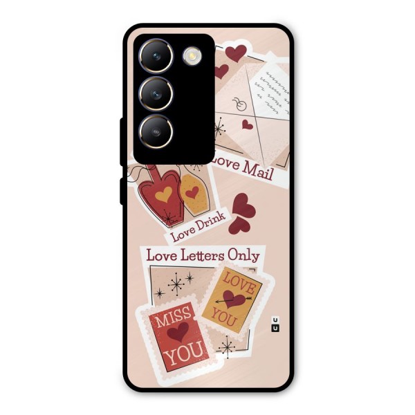Love Language Metal Back Case for Vivo Y200e