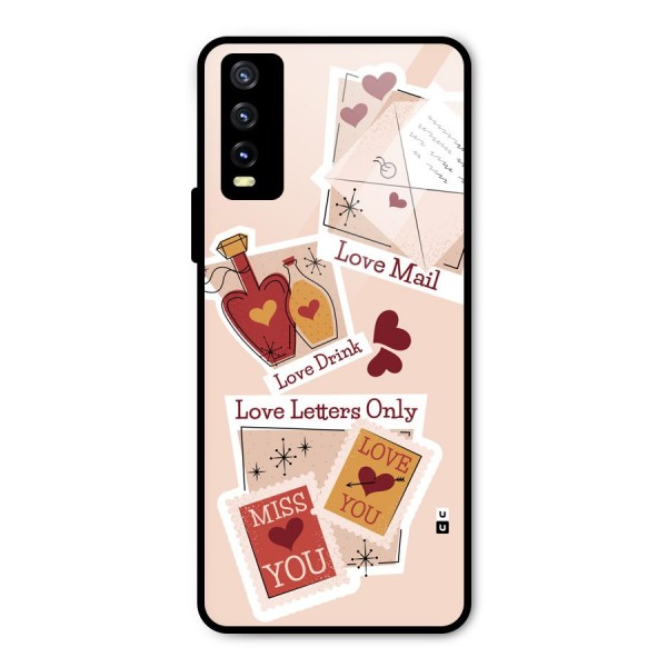 Love Language Metal Back Case for Vivo Y20t