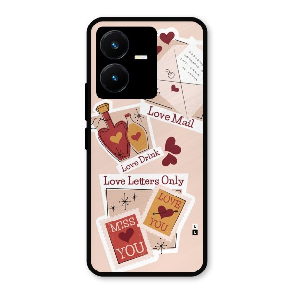 Love Language Metal Back Case for Vivo Y22