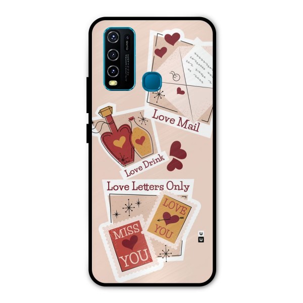 Love Language Metal Back Case for Vivo Y50