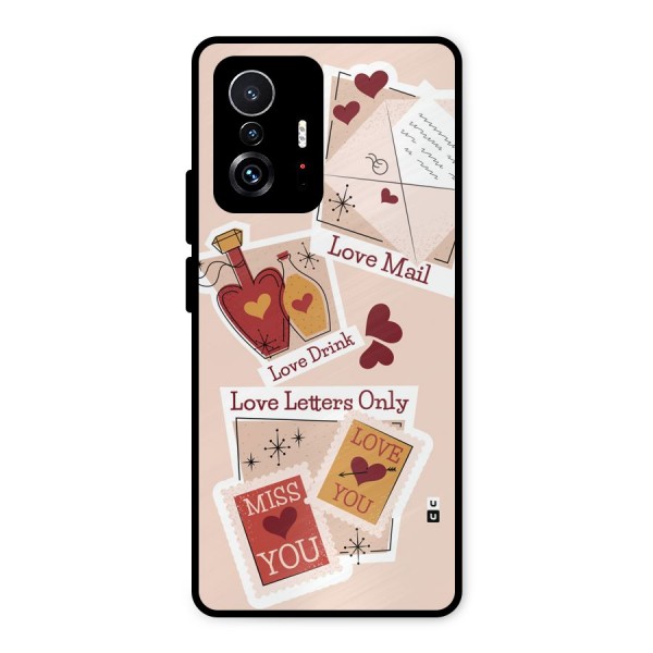 Love Language Metal Back Case for Xiaomi 11T Pro