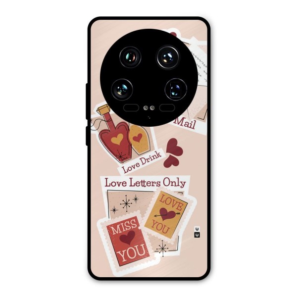 Love Language Metal Back Case for Xiaomi 14 Ultra
