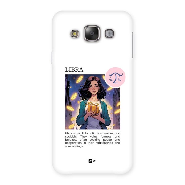 Love Libra Back Case for Galaxy E7