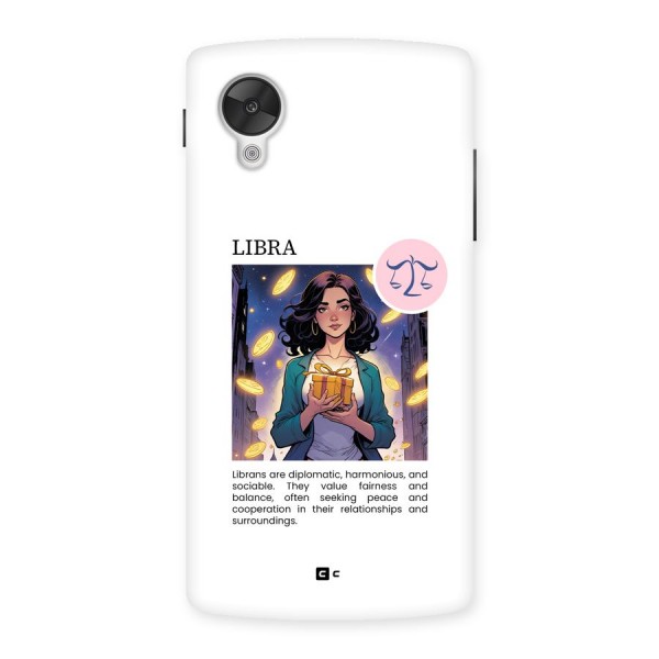 Love Libra Back Case for Google Nexus 5