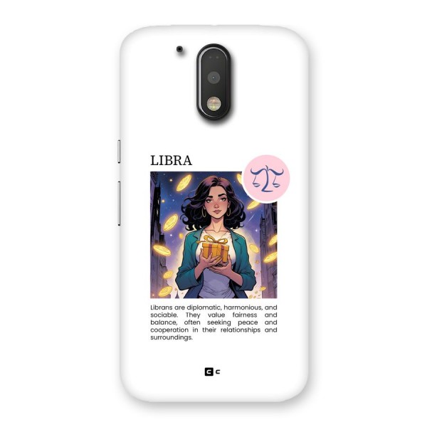 Love Libra Back Case for Moto G4 Plus