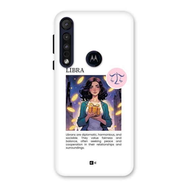 Love Libra Back Case for Motorola One Macro