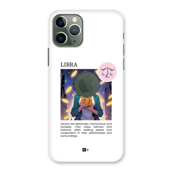 Love Libra Back Case for iPhone 11 Pro Logo Cut