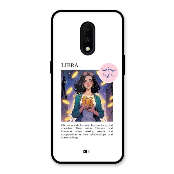 Love Libra Glass Back Case for OnePlus 7