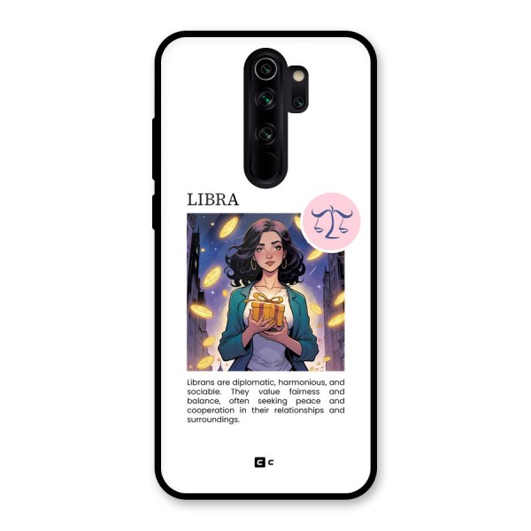 Love Libra Glass Back Case for Redmi Note 8 Pro