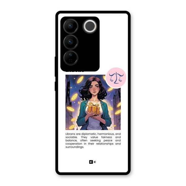 Love Libra Glass Back Case for Vivo V27