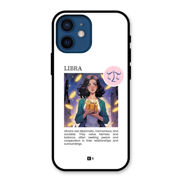 Love Libra Glass Back Case for iPhone 12 Mini