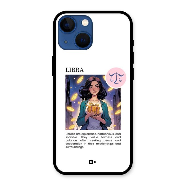 Love Libra Glass Back Case for iPhone 13 Mini