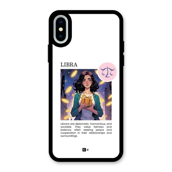 Love Libra Glass Back Case for iPhone X