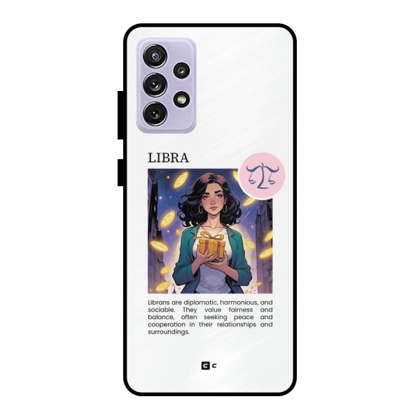 Love Libra Metal Back Case for Galaxy A72