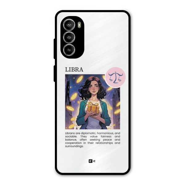 Love Libra Metal Back Case for Moto G82