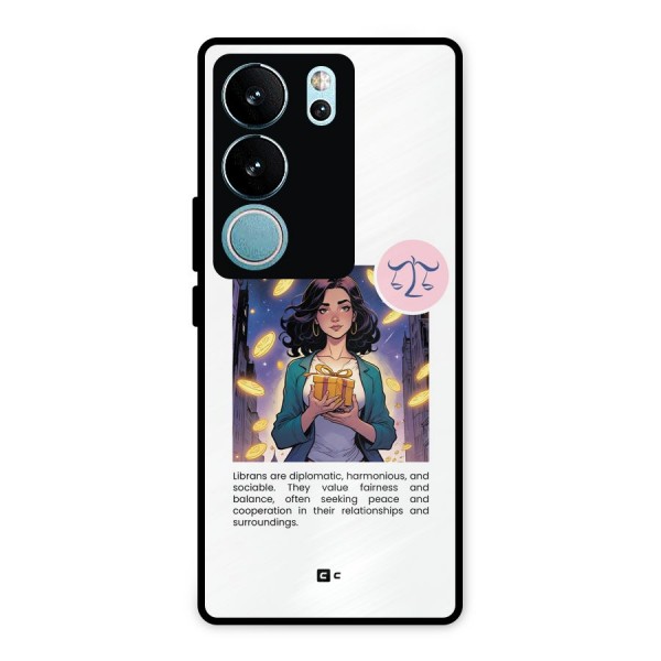 Love Libra Metal Back Case for Vivo V29