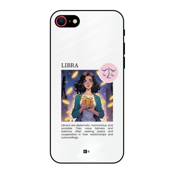 Love Libra Metal Back Case for iPhone SE 2022
