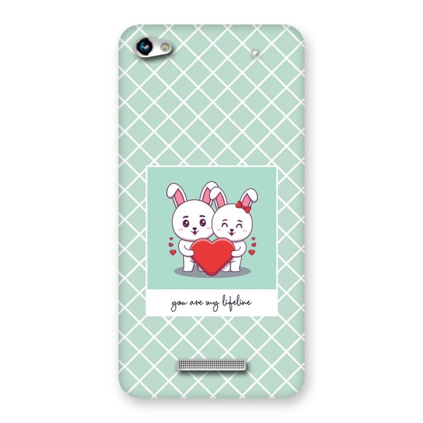 Love Lifeline Back Case for Canvas Hue 2 A316