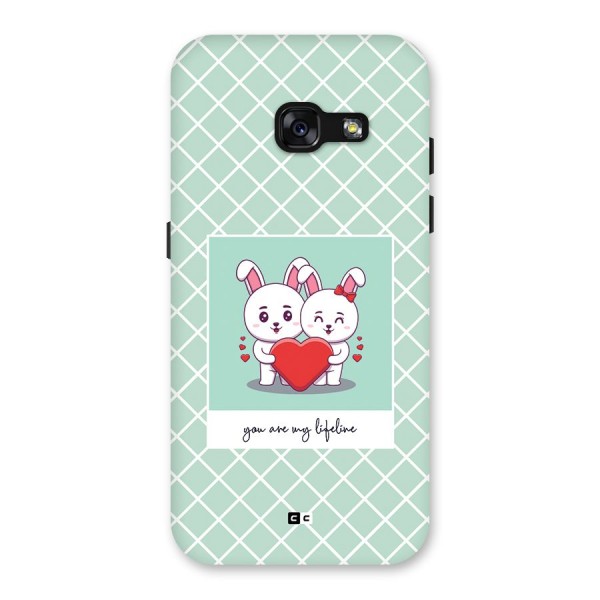 Love Lifeline Back Case for Galaxy A3 (2017)