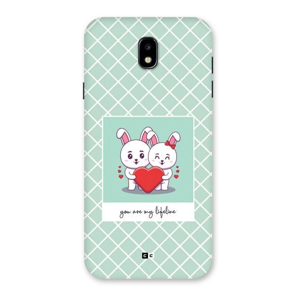 Love Lifeline Back Case for Galaxy J7 Pro
