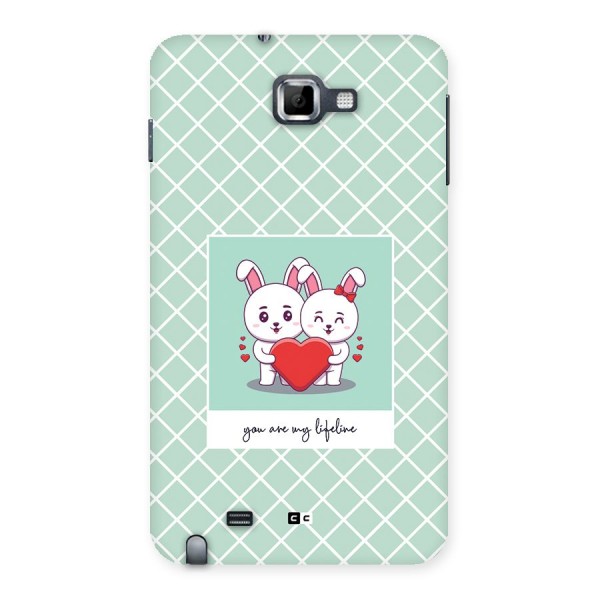 Love Lifeline Back Case for Galaxy Note