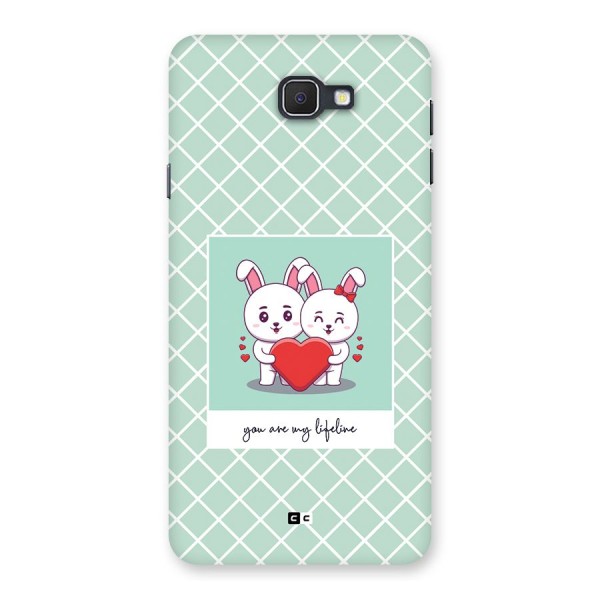 Love Lifeline Back Case for Galaxy On7 2016