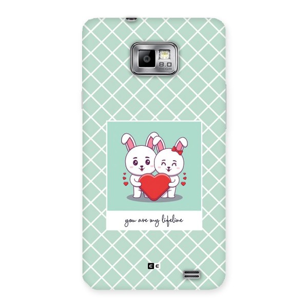 Love Lifeline Back Case for Galaxy S2