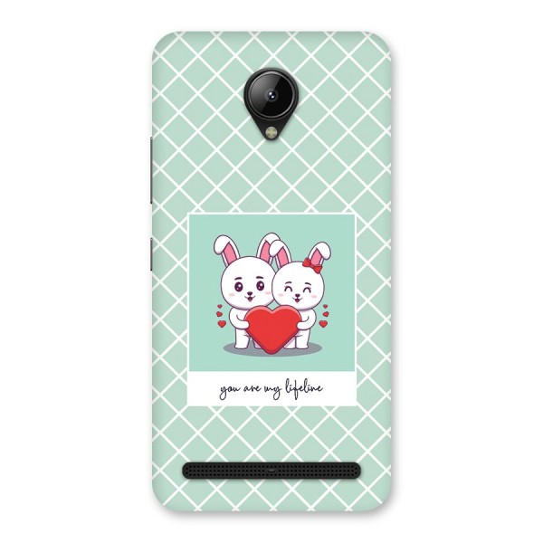 Love Lifeline Back Case for Lenovo C2