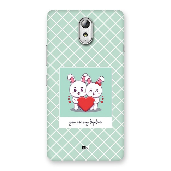 Love Lifeline Back Case for Lenovo Vibe P1M