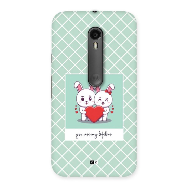 Love Lifeline Back Case for Moto G3