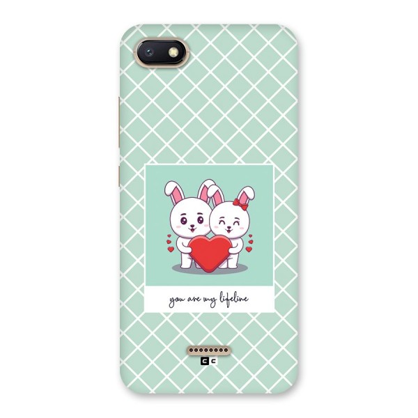 Love Lifeline Back Case for Redmi 6A