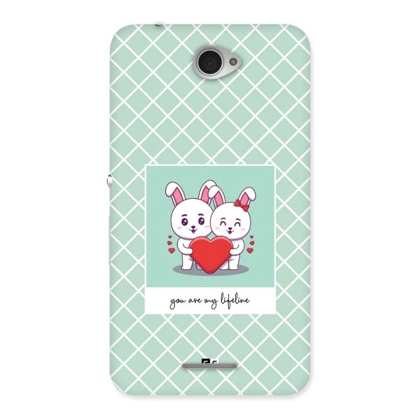 Love Lifeline Back Case for Xperia E4