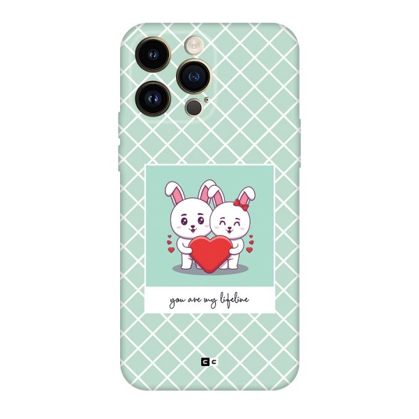 Love Lifeline Back Case for iPhone 14 Pro Max